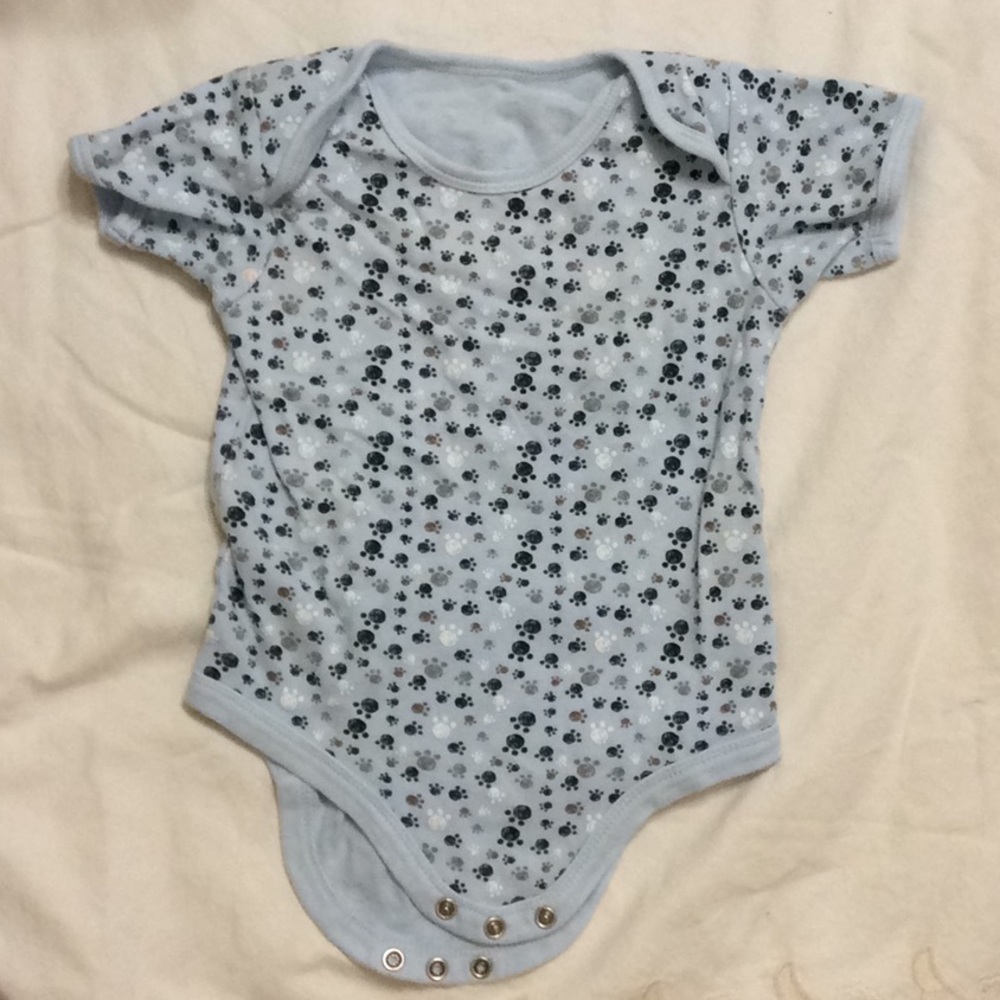 Paw print onsie